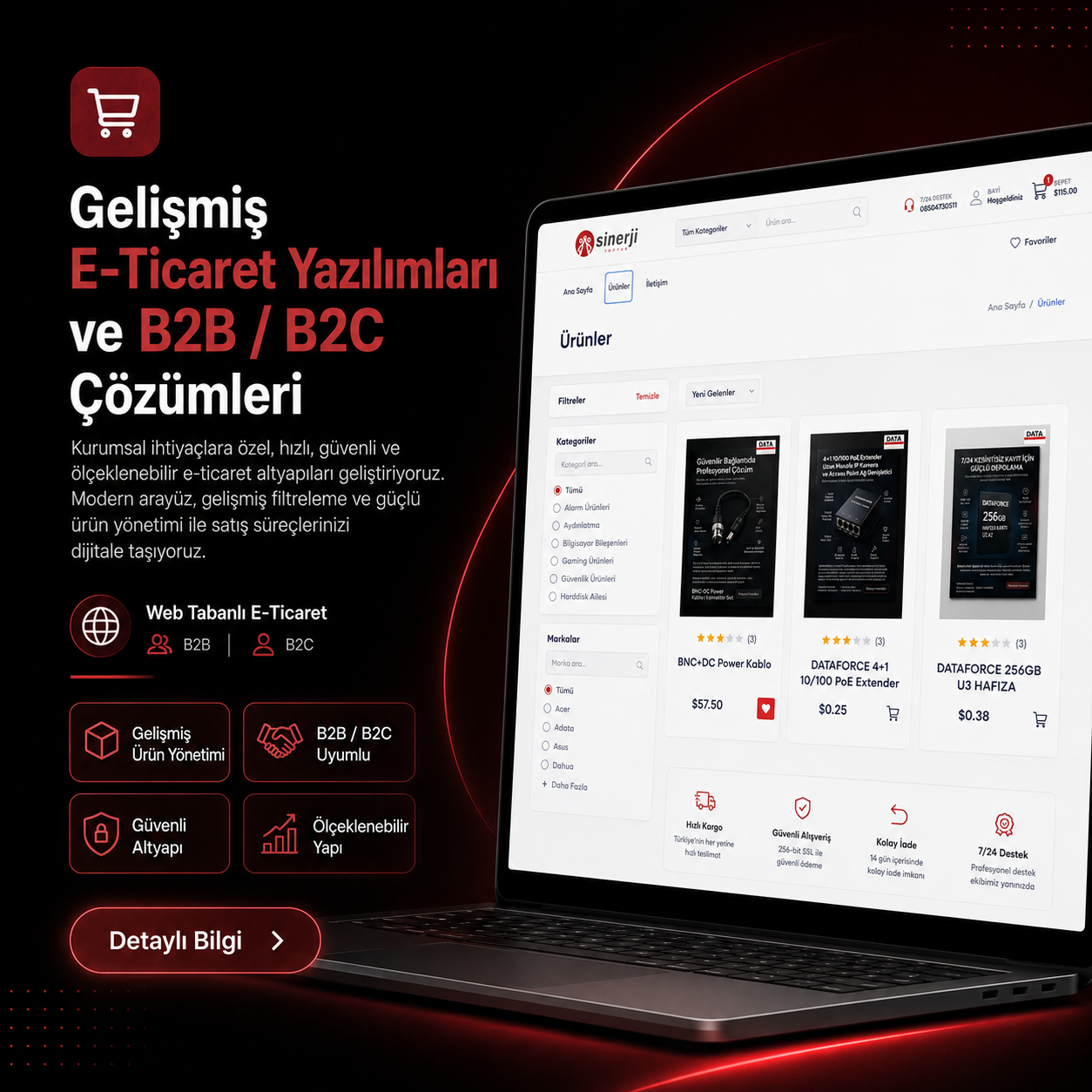 B2B / B2C Yazılım Çözümleri